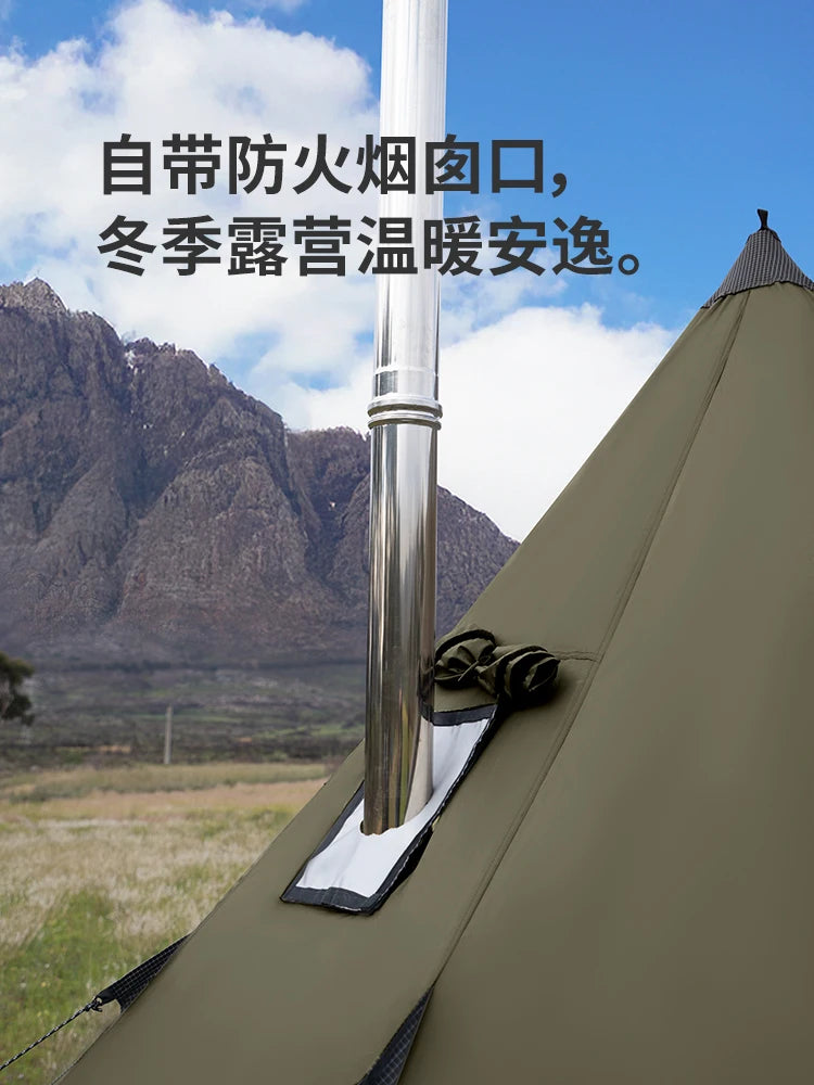 Naturehike Pasture Fire Octagonal Pyramid Tent Outdoor Camping Overnight Equipment