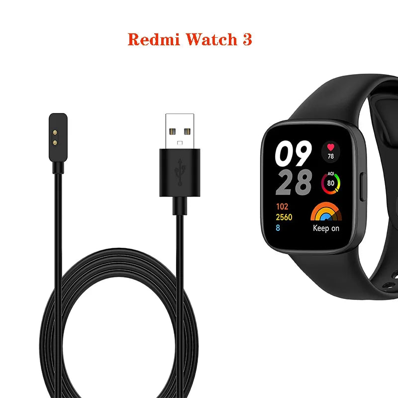 Magnetic USB Charging Cable for Redmi Watch 4 / Watch 3 / Watch 3 Active – Fast Charge Replacement Charger - I YAN