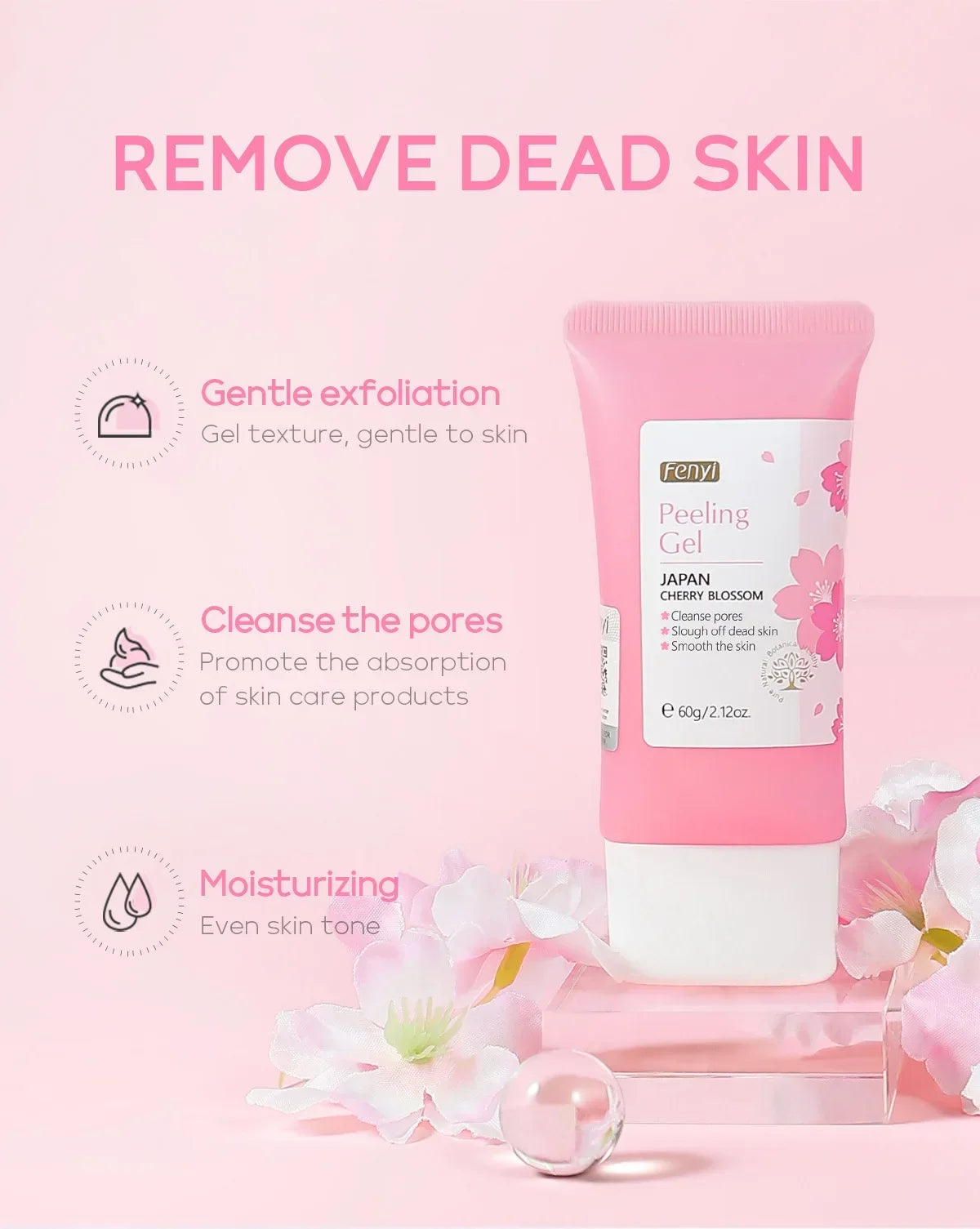 Face Deep Cleaning Exfoliating Gel Skin Care Whitening Moisturizer Repair Facial Scrub Skin Care
