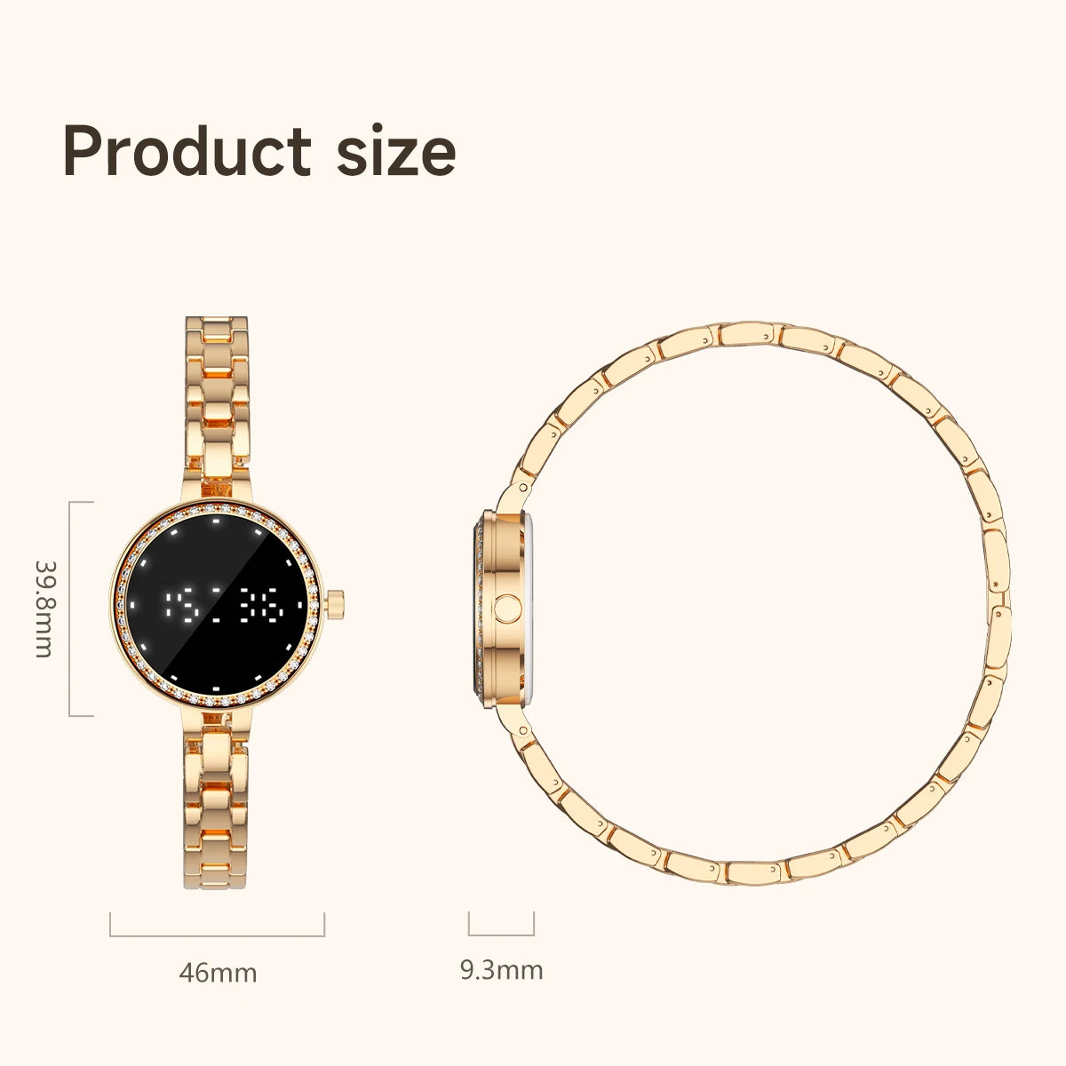 Fashionable Ladies Smart Watch Health Monitoring Female Wristwatch Outdoor Sports Fitness Tracker Bracelet Women L6 Smartwatch