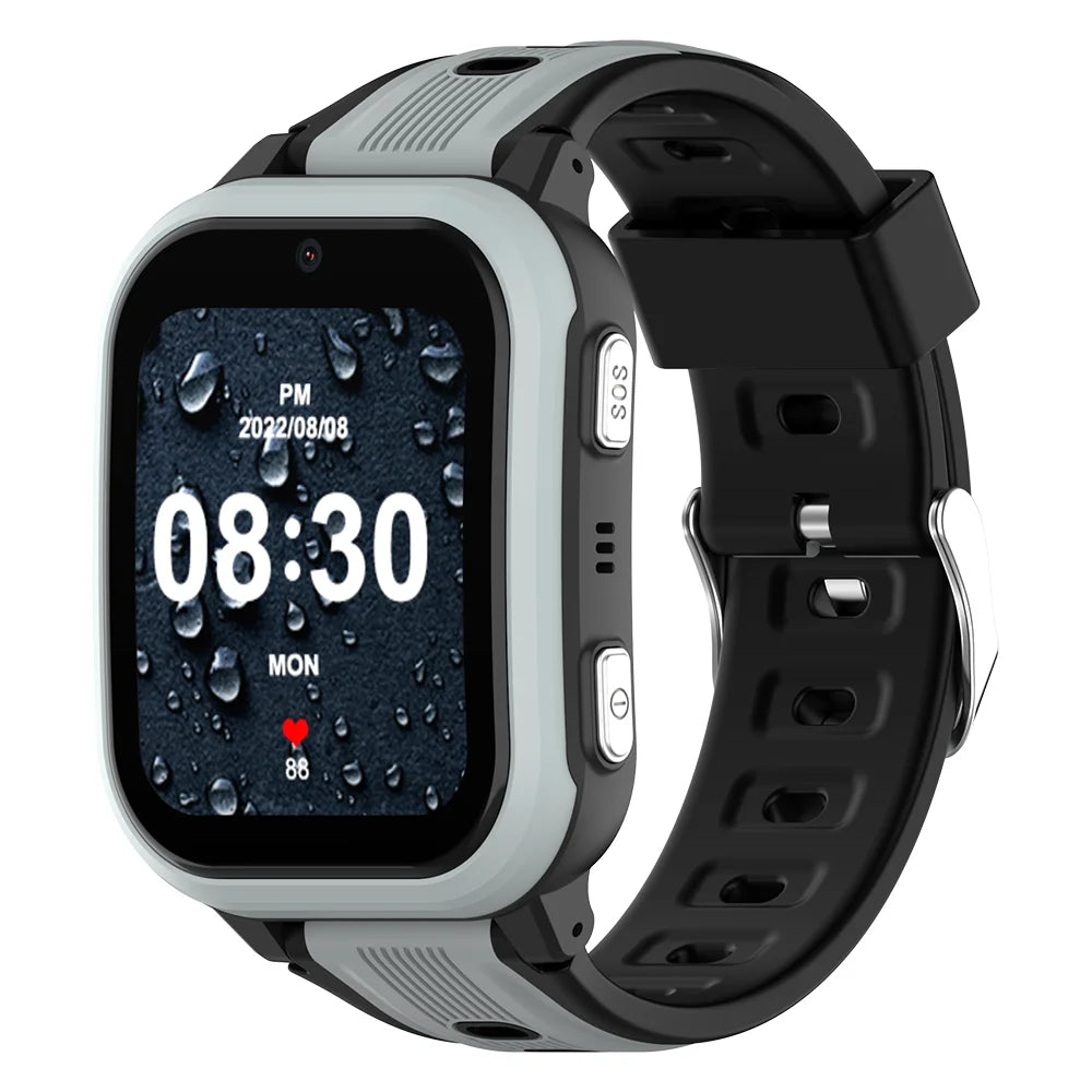 I YAN Wonlex 4G Kids Smartwatch with GPS, dual cameras, and video call feature, showing the smartwatch with colorful strap and screen display