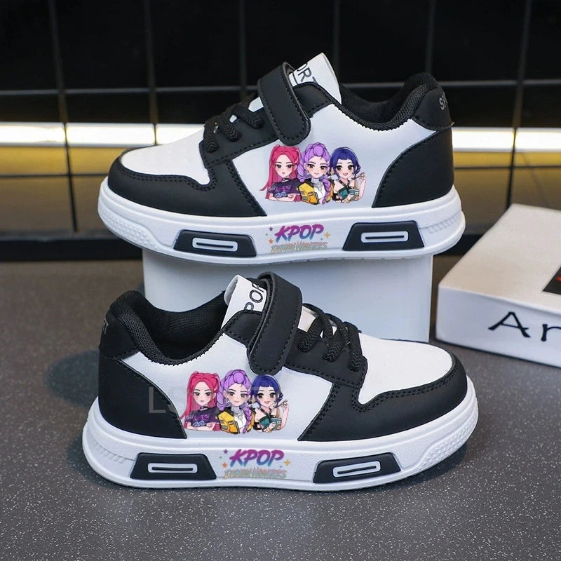 Hot Children's Fashion Casual Shoes Kids Student New Design White Sport Shoes Boys Girls Anti-slip Outdoor Breathable Sneakers