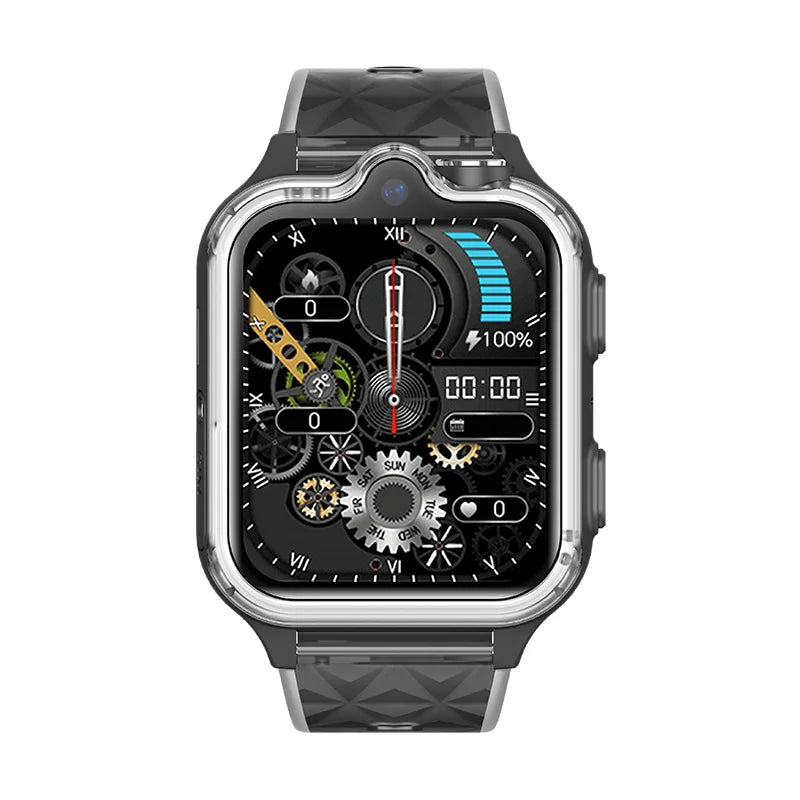 I YAN Wonlex 4G Kids Smartwatch with GPS, dual cameras, and video call feature, shown with child-friendly design and screen display.