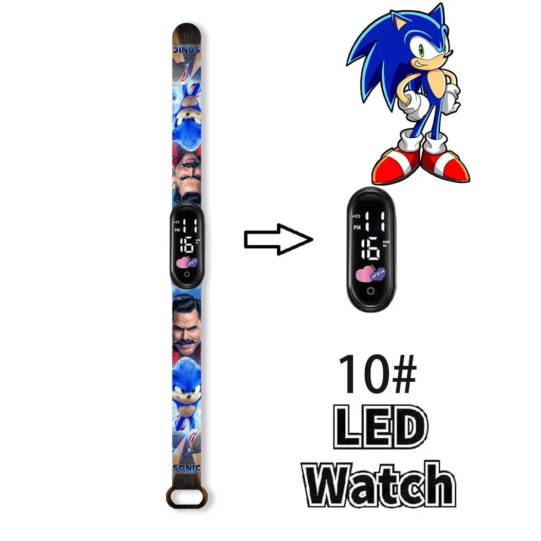 Kids LED Watch Touch Control Digital – Silicone Strap Waterproof Sport Wristwatch Birthday Gift for Boys & Girls - I YAN