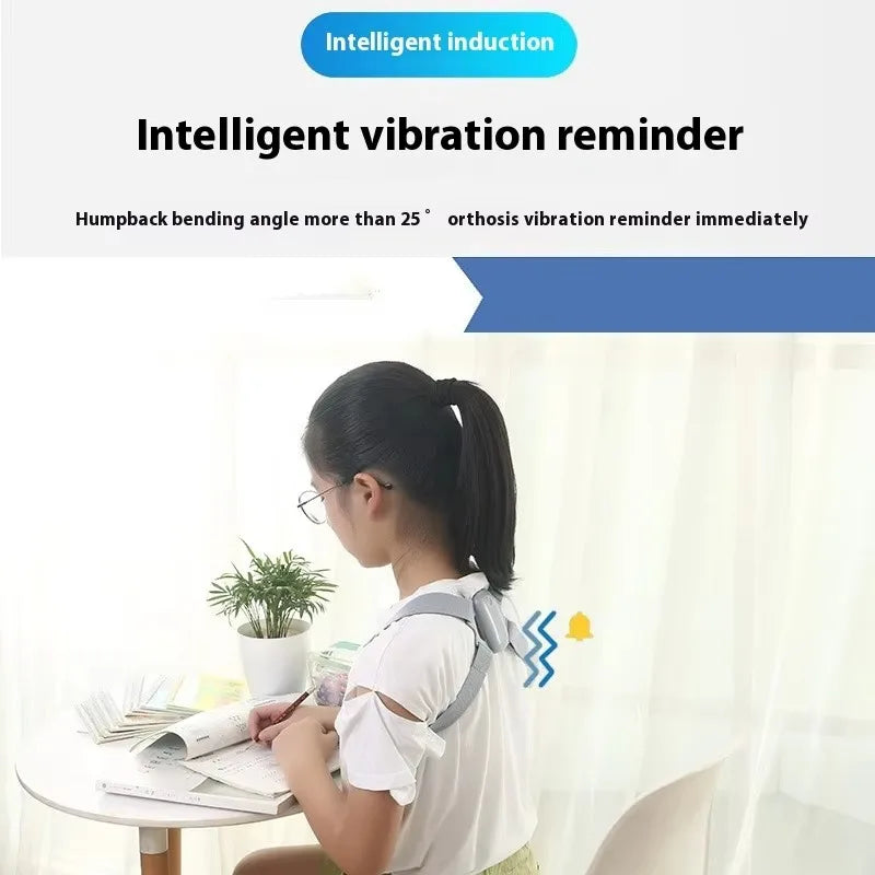 2026 New Smart Posture Corrector Rechargeable Back Brace 8 Shape Vibration Reminder 400mAh Battery for Work Study Office Home - I YAN