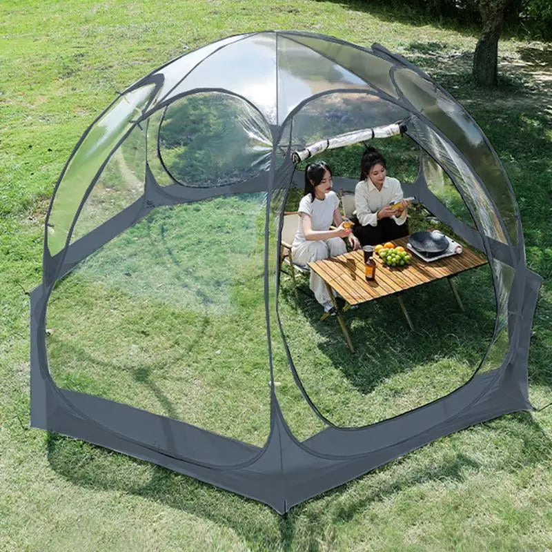 Starry Star Transparent Thickened PVC Portable Spherical Camping Tent Quick Opening Folding Rainproof Outdoor Shelter