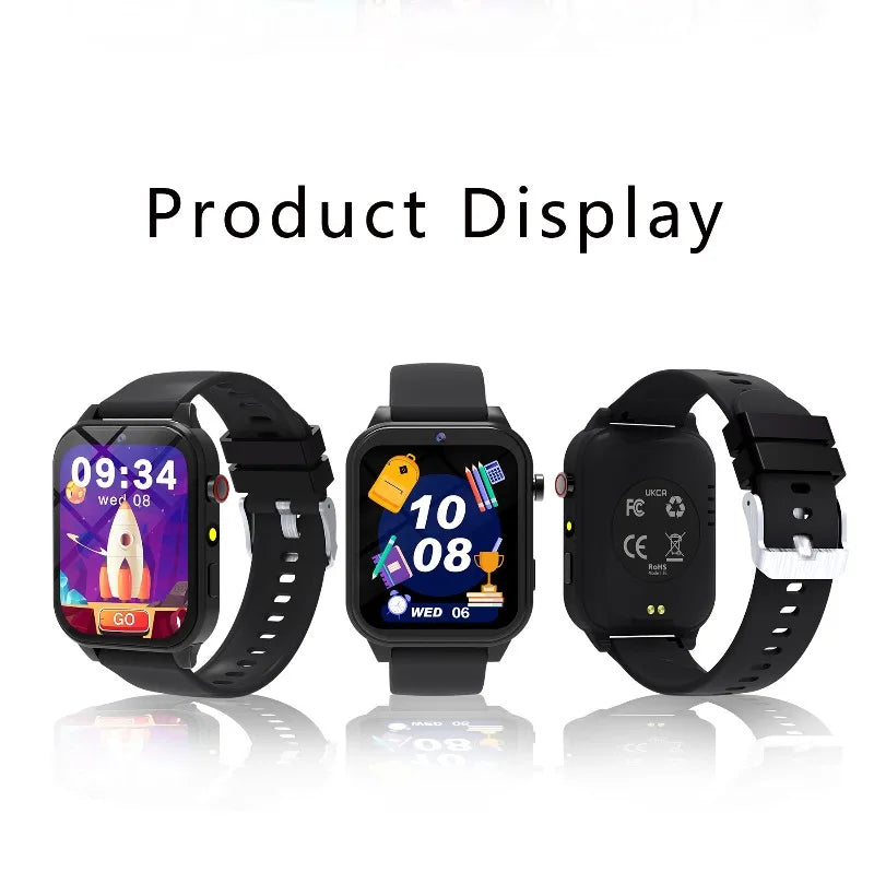 Children's Game Smartwatch 1.83" Display – Sleep Monitor Camera Alarm Clock Kids Bracelet Gift for Boys & Girls - I YAN
