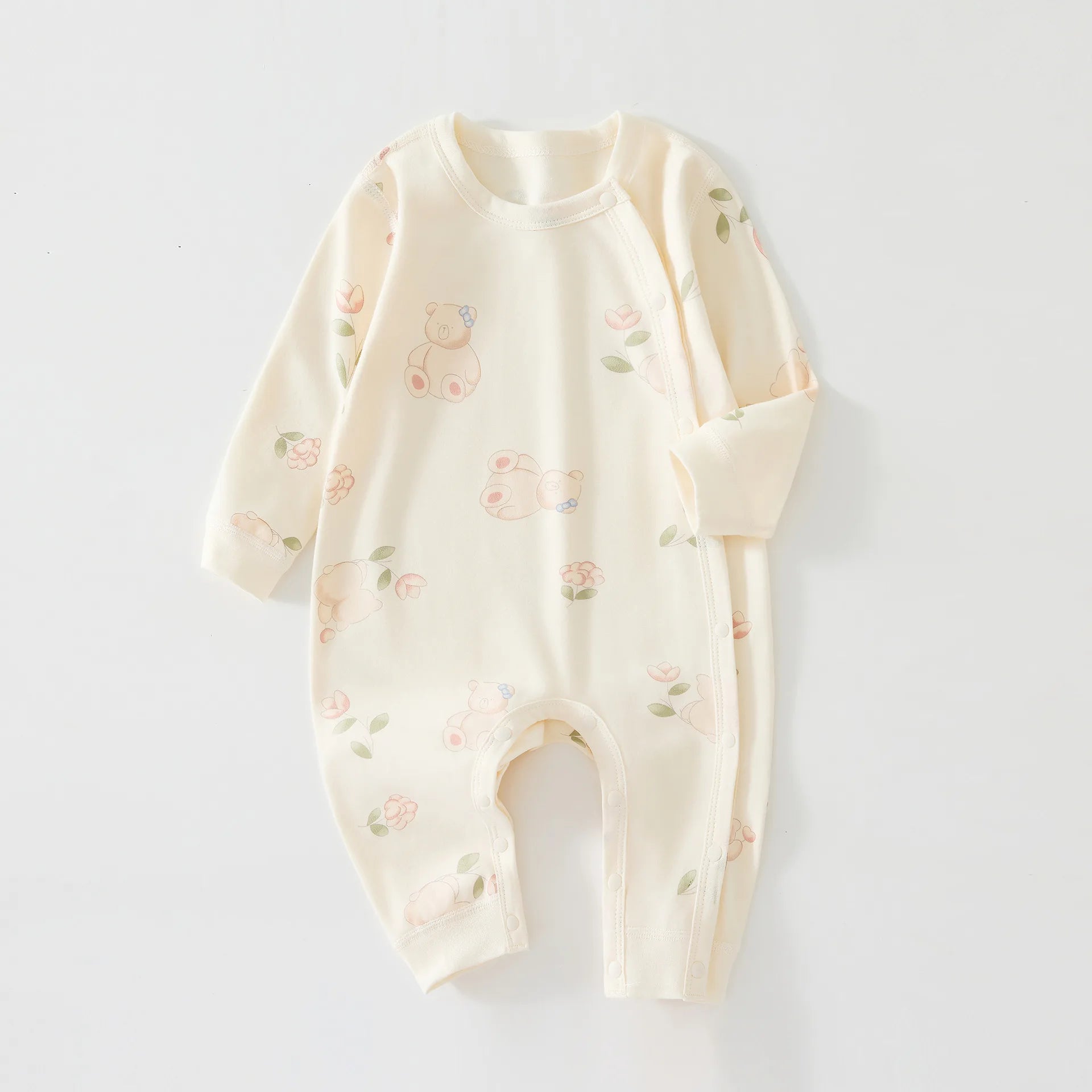 Cute Animal Print Baby Jumpsuit | Soft Cotton Romper for Newborns 0-18M - I YAN