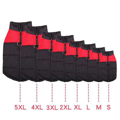 Waterproof Winter Dog Coat – Warm Vest Jacket for Small to Large Dogs