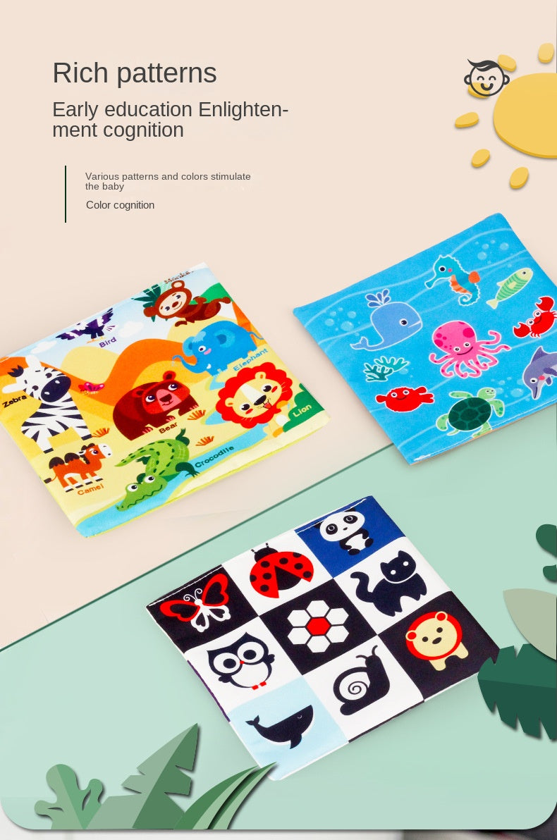 Baby Montessori Magic Tissue Box by I YAN, sensory learning toy for fine motor skills, featuring colorful tissue box with textured tissues.