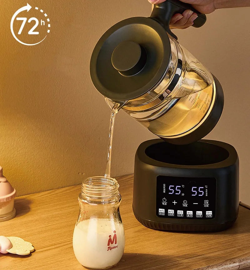 1.3L Tea Maker Baby Constant Temperature Milk Regulator Steam Spray Office Tea Kettle Multifunctional Electric Kettle 220V