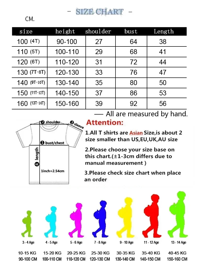 2026 New Girls KPOP Print Short Sleeve T-Shirt Cute Cartoon Graphic Tee Kids Summer 3D Printed Breathable Comfortable Casual Top