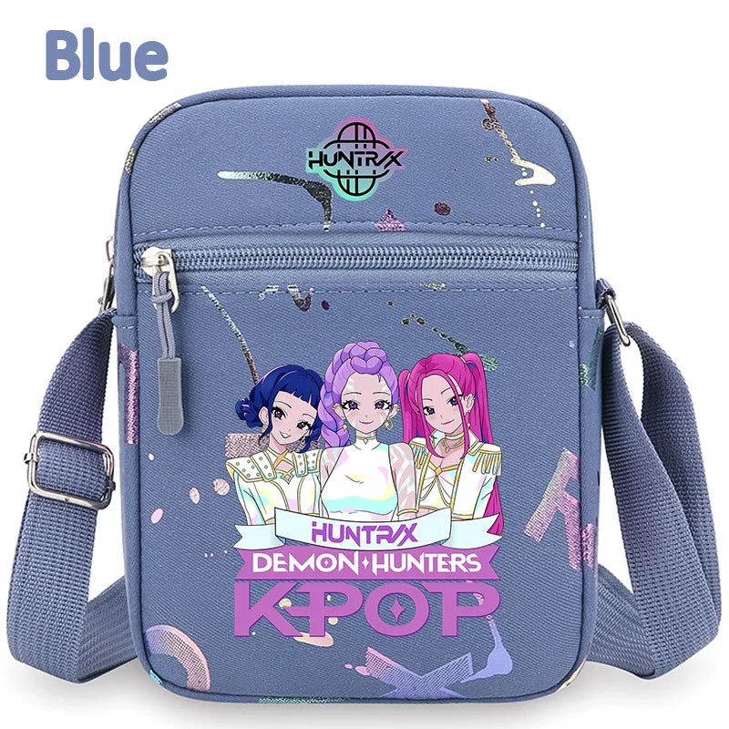 New⭐️KPOP Demon Hunters Crossbody Phone Bag Single Shoulder Pouch Coin Wallet Purse Warriors Handbag Fans Gril Gifts