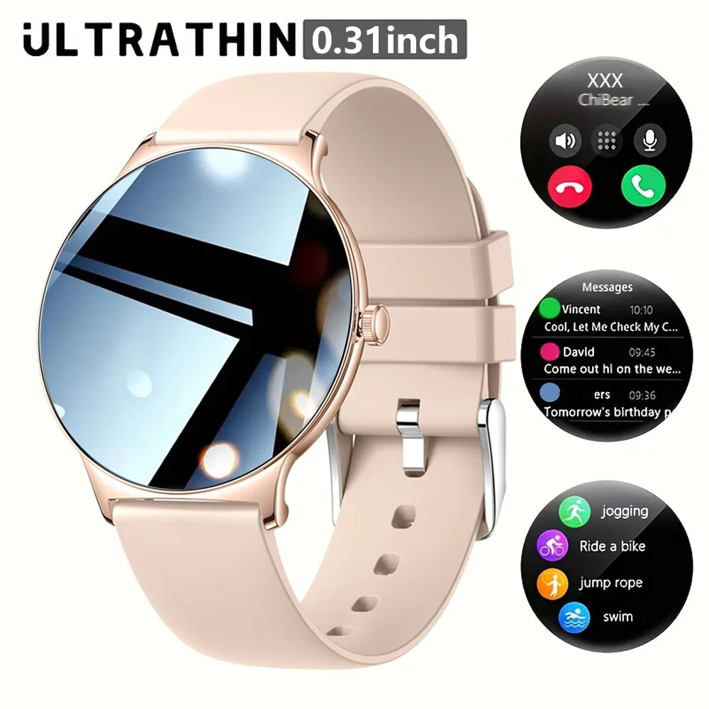 2025 Ultra-thin Durable Women Smart Watch 1.43" Amoled Screen Wireless Call Sports Health Fitness Women Watches For Android iOS