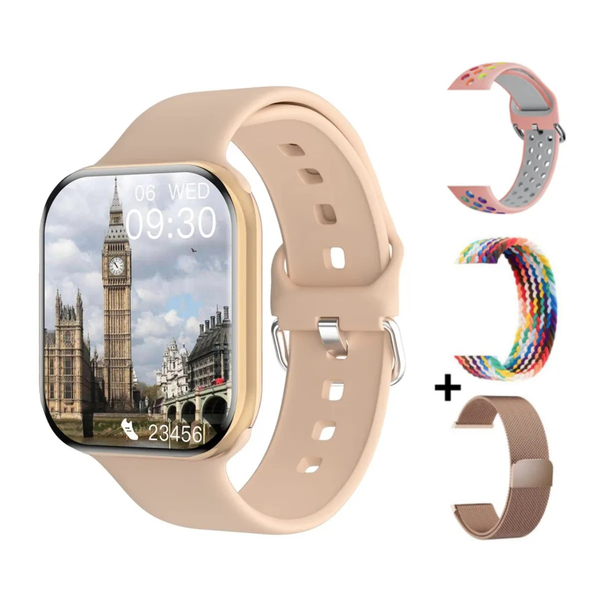 2026 Series 10 GPS Smart Watch – Bluetooth Call Heart Rate Blood Oxygen NFC IP68 Waterproof Smartwatch for Apple & Android - I YAN