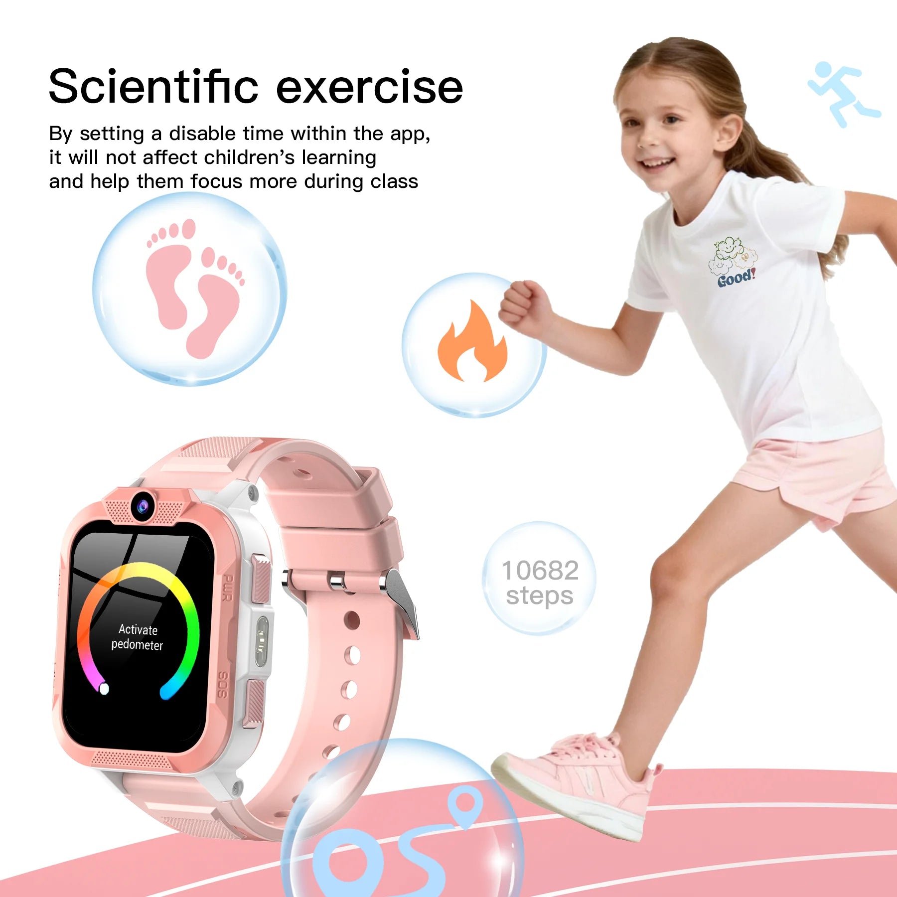 Blackview Z40 Pro Kids Smart Watch 4G – Triple AI Positioning GPS WiFi LBS Large 850mAh Battery Video Call - I YAN