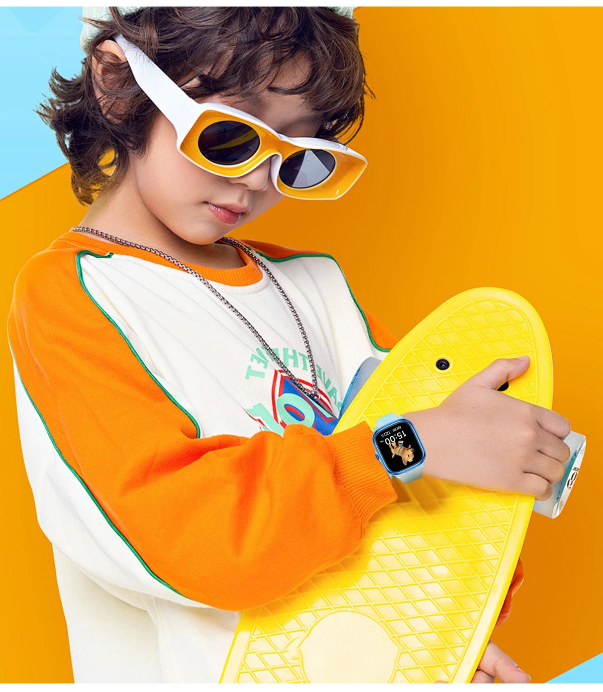 2026 Children's Smart Watch Multiple Learning Modes – Early Education Health Monitor LED Flashlight IP68 Waterproof - I YAN