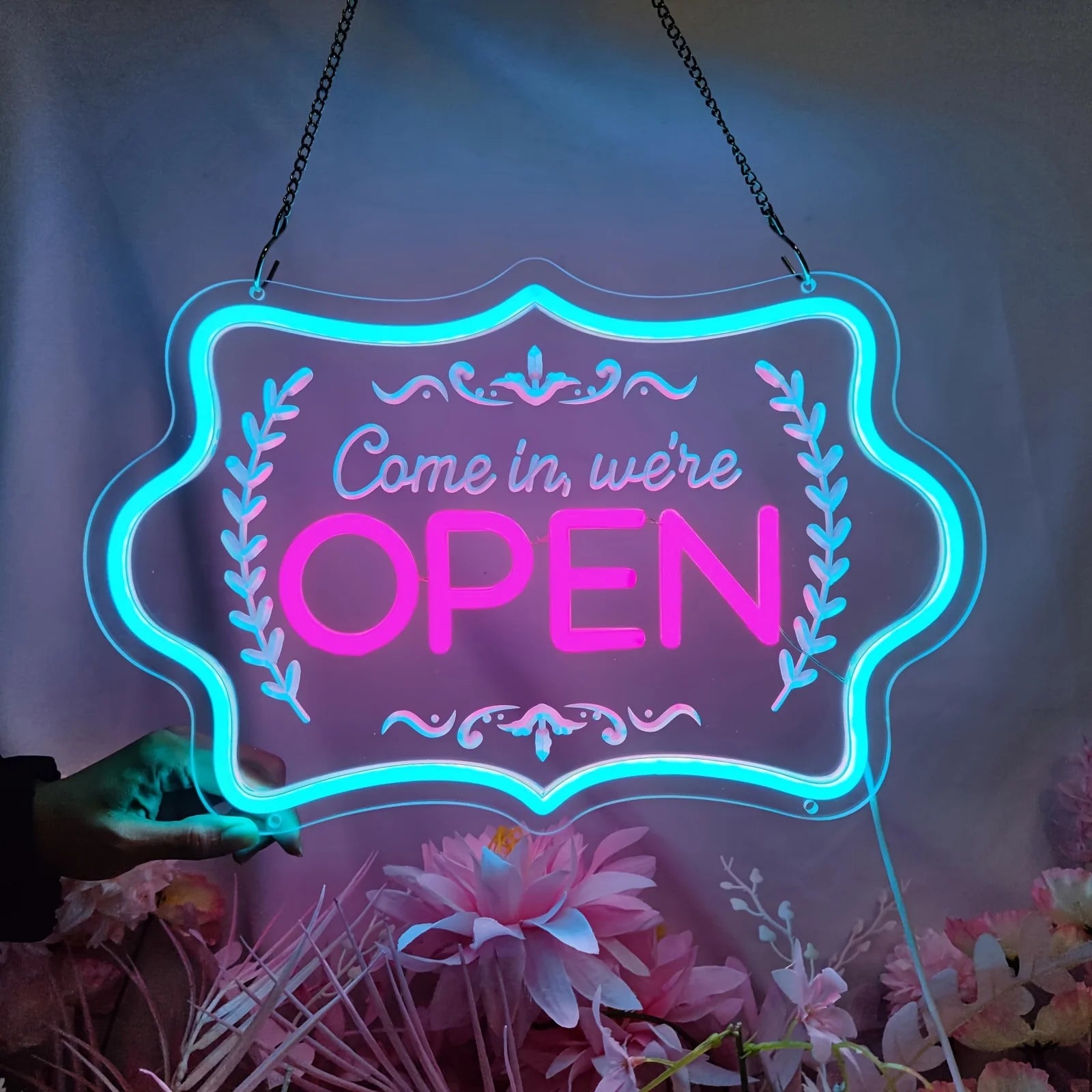 Open LED Neon Signs Light Up Open Sign Walls Window Art Decor for Shop Bar Hotel Restaurant Retail Store Party Pub