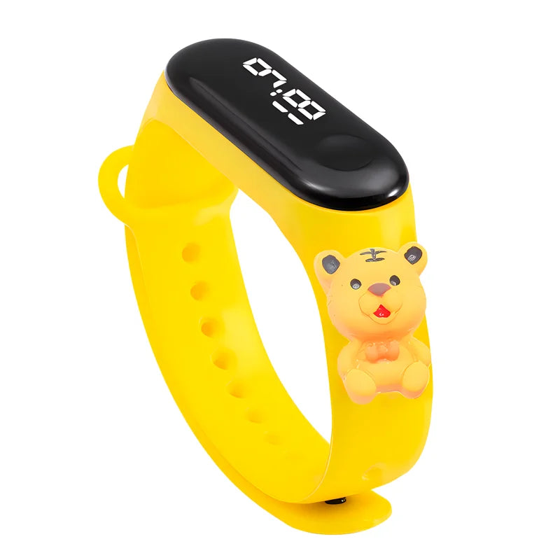 Waterproof Children's Smart Watch Cartoon LED Digital – Fun Electronics Wristwatch Birthday Gift for Kids Age 2-15 - I YAN
