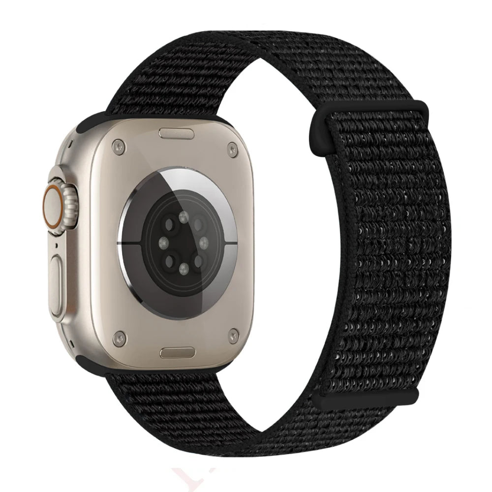 Nylon Strap for Apple Watch 10 42mm 46mm Ultra 2 49mm Breathable Replacement Wristband for IWatch 9 8 7 6 5 4 3SE 45mm 41mm 44mm