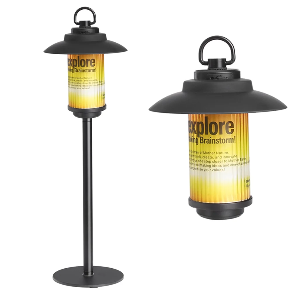 NEW USB Rechargeable Flashlight Powerful 3000mAh Mini LED Camping Lanterns Warm White Light Haning 38 Explore Camp Light Outdoor