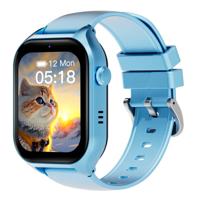 New Smart Watches 4G Kids GPS AGPS LBS SOS Music Playback Camera Smartwatch Waterproof Video Call 800mAh Boy Girl Children Gift