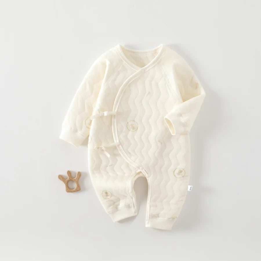 Baby Cotton Knit Jumpsuit | Soft Cartoon Romper for Newborns 0-3M - I YAN