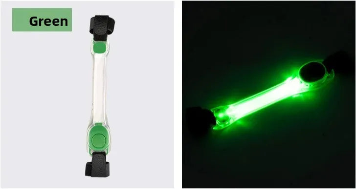 Water resistant dog safety collar with colorful pendants and LED light strip for night visibility, by I YAN.