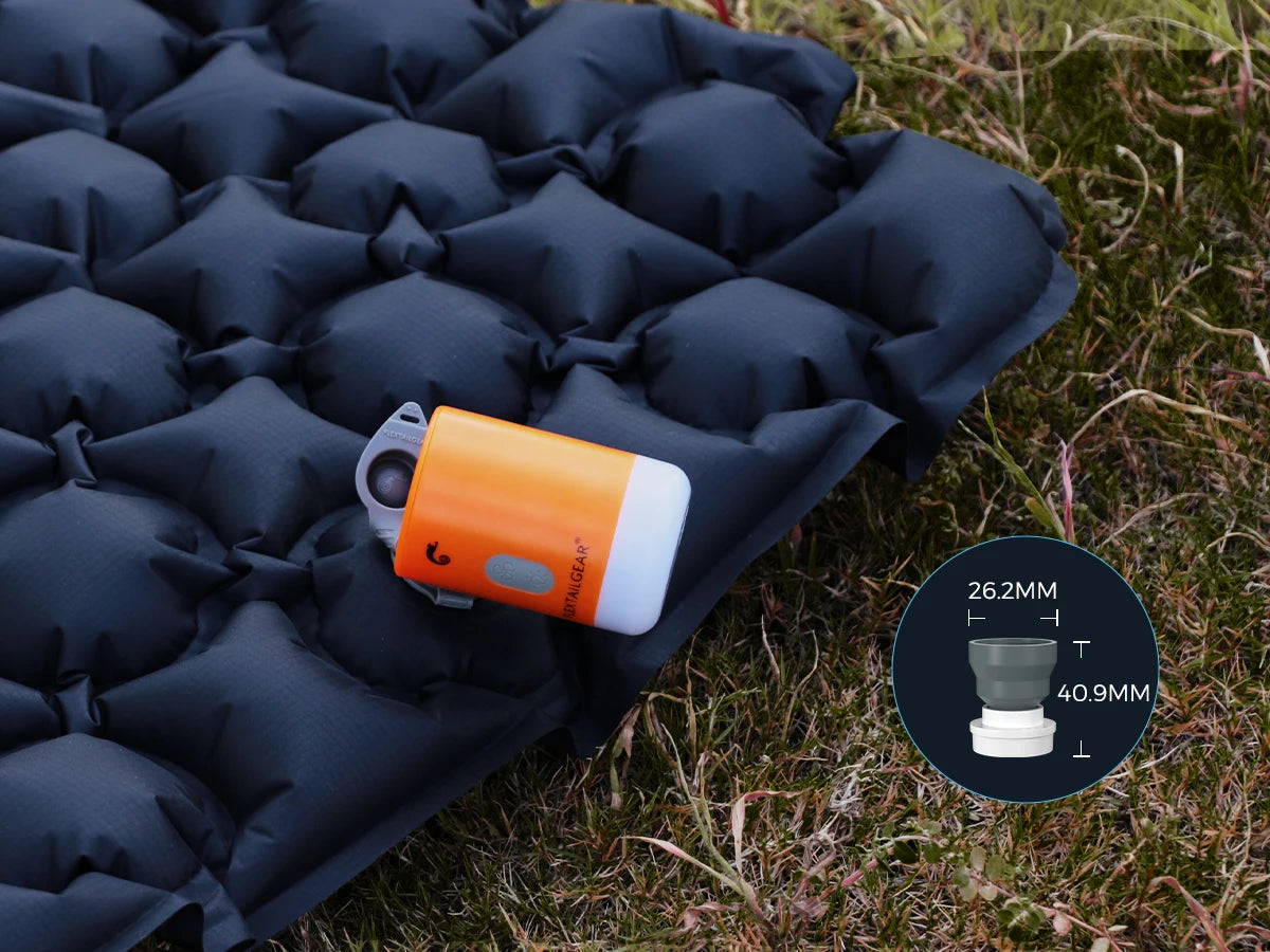 Portable Air Pump Electric Inflator with Camping Light and Emergency Power Supply for Outdoors