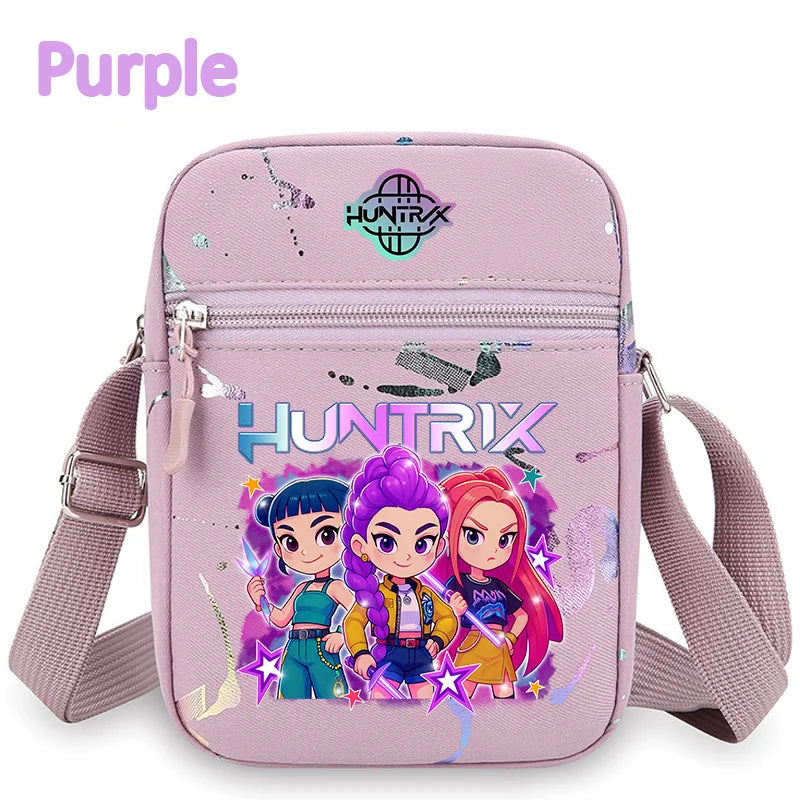 New⭐️KPOP Demon Hunters Crossbody Phone Bag Single Shoulder Pouch Coin Wallet Purse Warriors Handbag Fans Gril Gifts