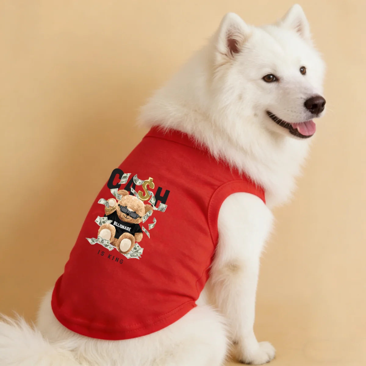 1pc   Cartoon Printed Pet Vest, Suitable for Cats and Dogs To Wear Indoors or Outdoors for Walks