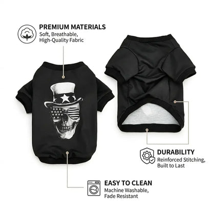 Halloween Dog Sweatshirt Pet Clothes Black Small Medium Dogs Cats Outfits Halloween Party Costume Holiday Dog Shirts Pet Apparel