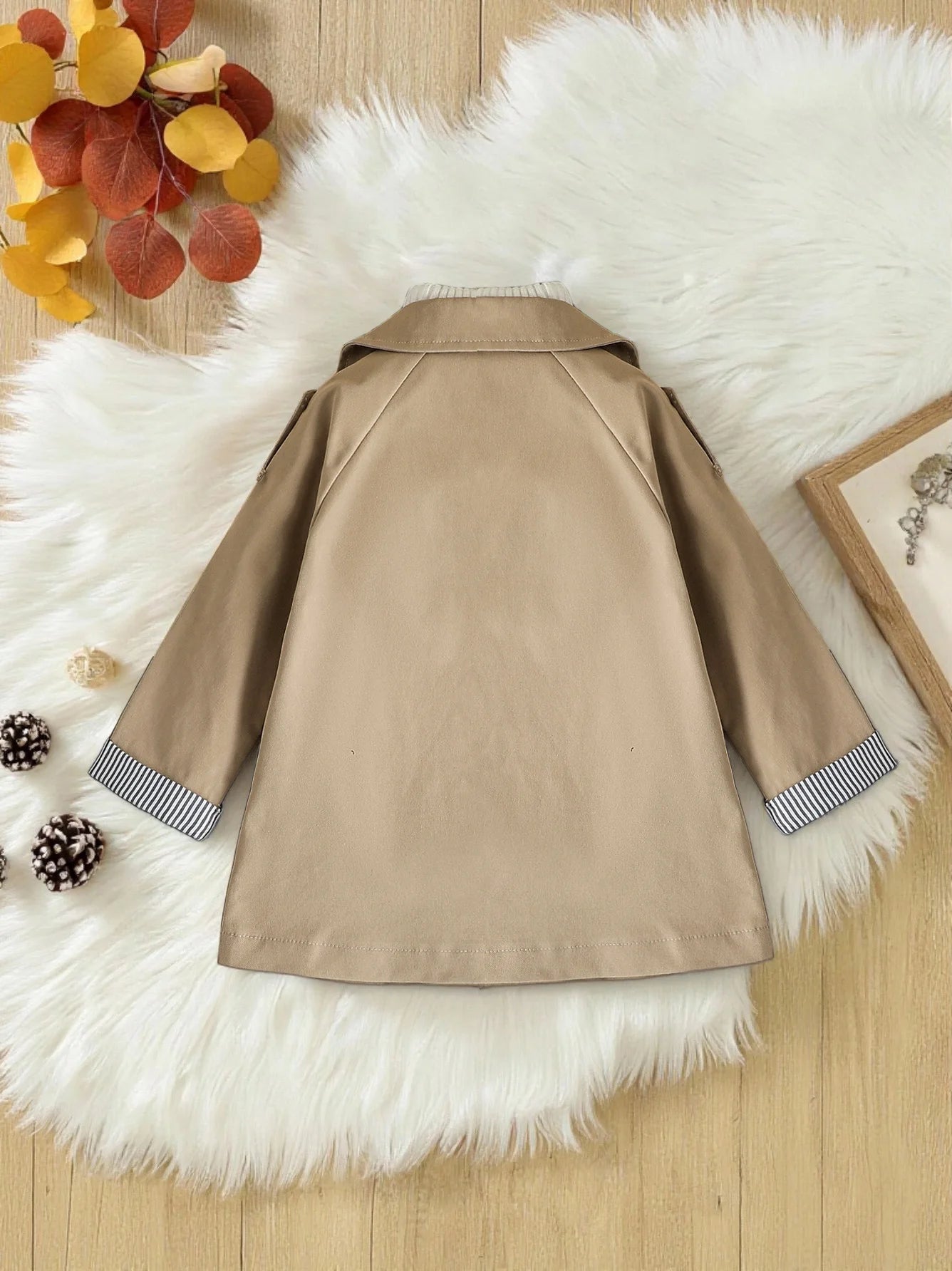 2025 Unisex  New Baby Girl Boy Long Sleeve Spring Autumn  trench Coats Jackets Fashion Streetwear  Jacket Overwear Clothes