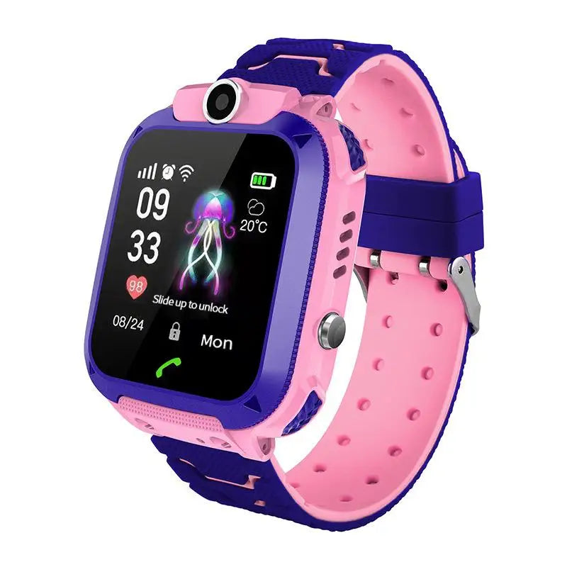 Q19 Children Kids Smart Watch SOS Phone Call Location Tracker Anti-Lost Camera Voice Function Touch Screen Waterproof Student