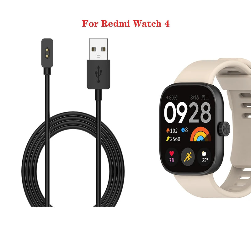 Magnetic USB Charging Cable for Redmi Watch 4 / Watch 3 / Watch 3 Active – Fast Charge Replacement Charger - I YAN