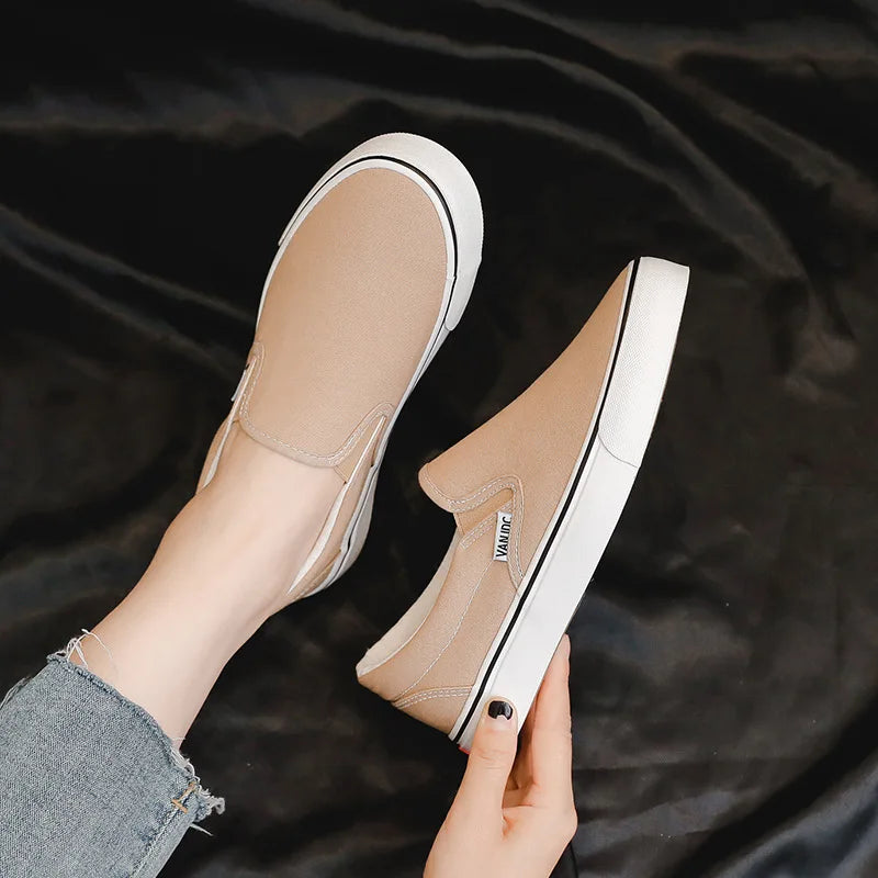 Children Spring Autumn Canvas Shoes Girls One Foot Slip on Shoes Kid Shoes Boys Soft Soled Comfortable Checkerboard Casual Shoes