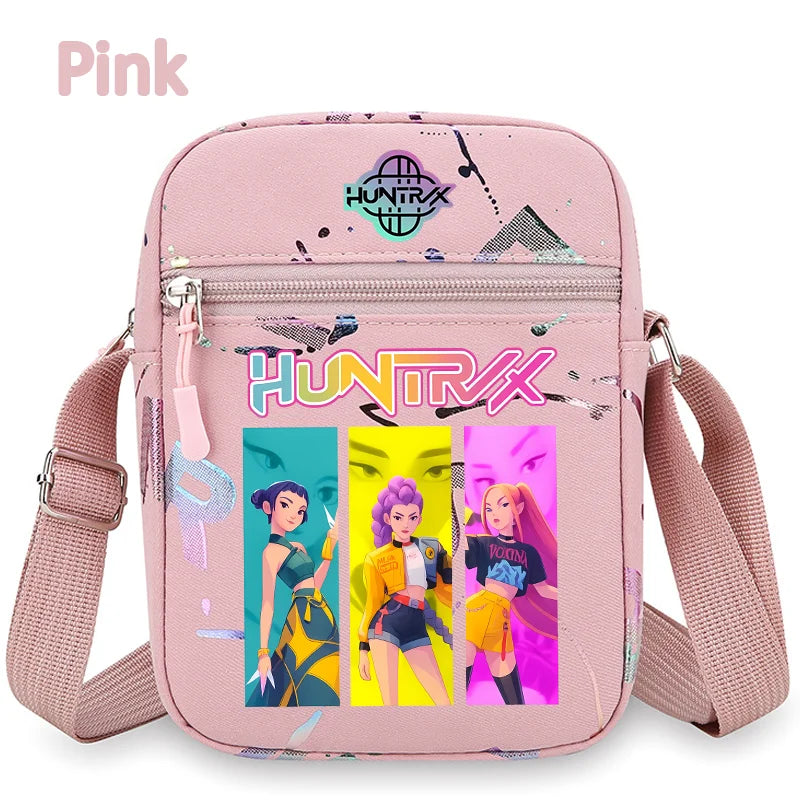 New⭐️KPOP Demon Hunters Crossbody Phone Bag Single Shoulder Pouch Coin Wallet Purse Warriors Handbag Fans Gril Gifts