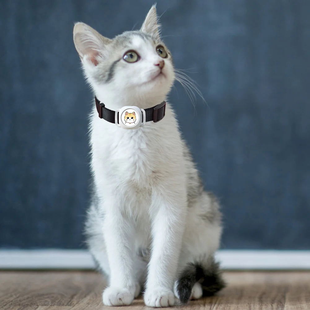 Pet Anti-Lost GPS Tracker BT Real-time Tracking Dog Cat Collar Find Device Anti-Lost GPS Tracker Locator Finder for Dogs Cats