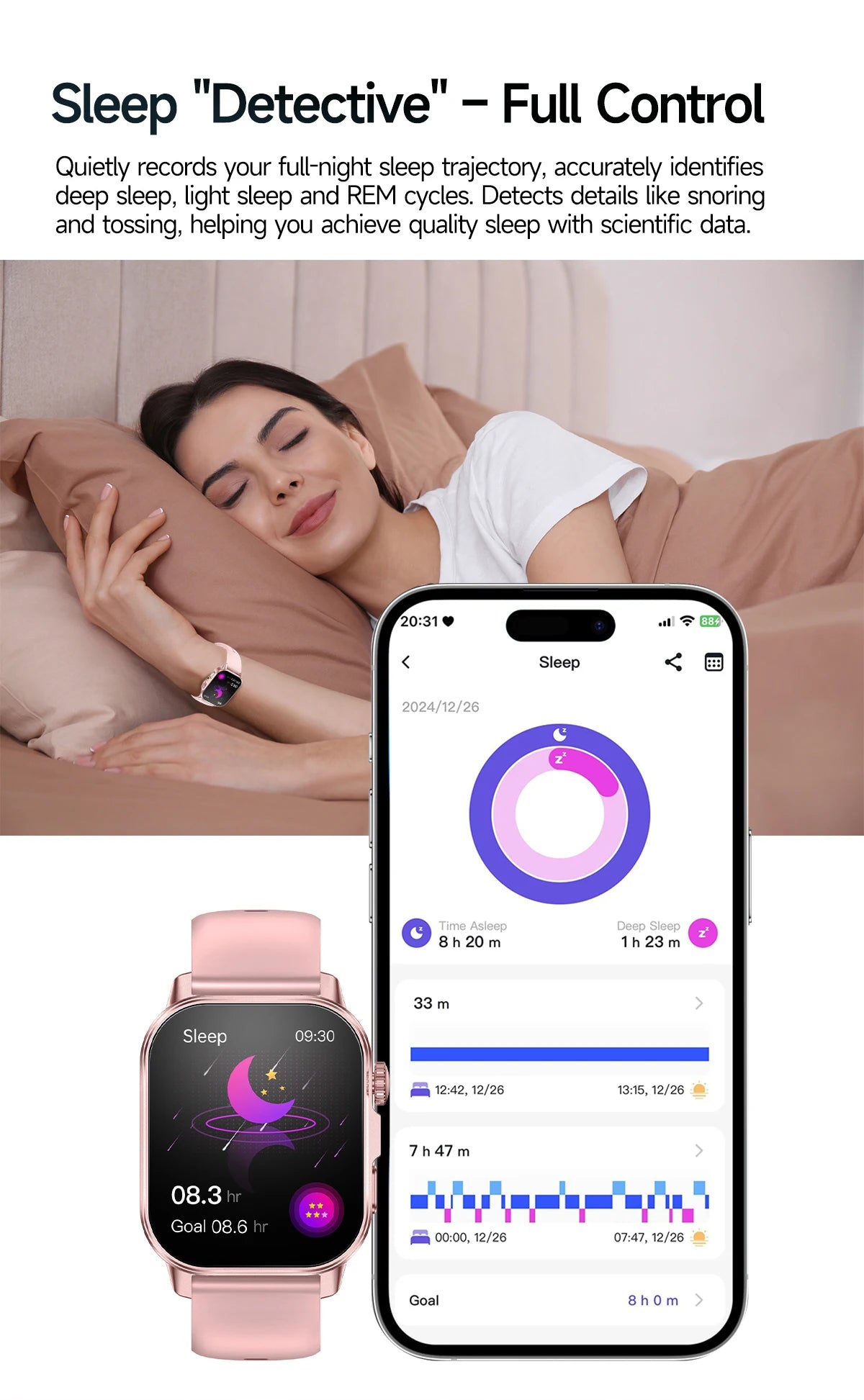 2026 New ECG+PPG Healthy Diagnose Smart Watch Men Body analysis Blood Pressure Lipid Uric Acid Women's Health Tracker Smartwatch