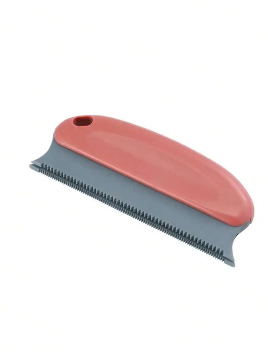 I YAN PETSIN pet hair remover brush with handle, for cleaning cat and dog hair from furniture and car upholstery.