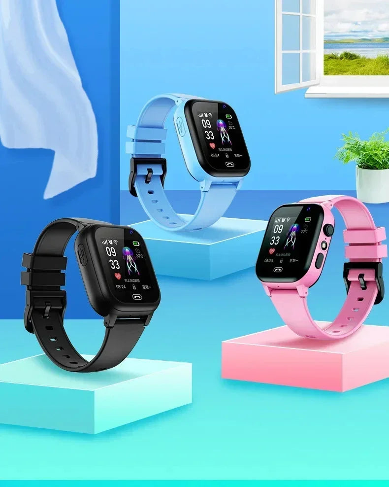 VIVO 4G Kids Smart Watch Mini Phone – 3-in-1 Call SOS Camera Cartoon Watch for Boys & Girls Gift 2026 - I YAN