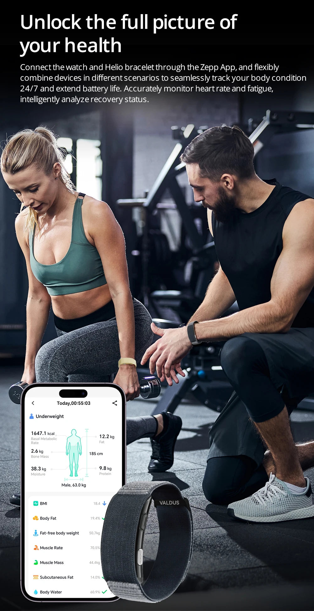 2026 New VITRO Screenless Smart Bracelet ECG SOS Heart Rate Blood Pressure Sports Fitness Waterproof NO Screen Smart Bands