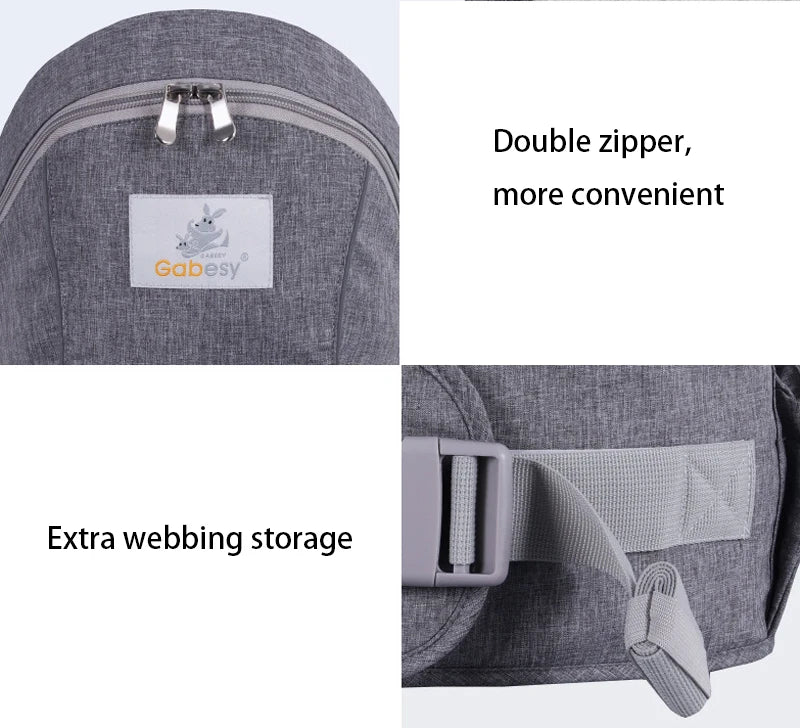 Ergonomic Baby Carrier with Hip Seat – Front Facing Kangaroo Sling & Waist Stool - I YAN