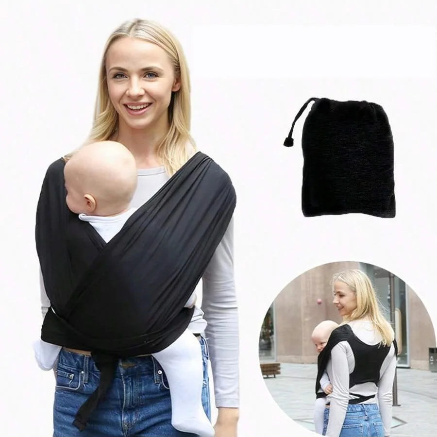 I YAN ergonomic baby backpack carrier with X-shaped support, outdoor newborn sling and adjustable backpack straps for comfortable carrying.