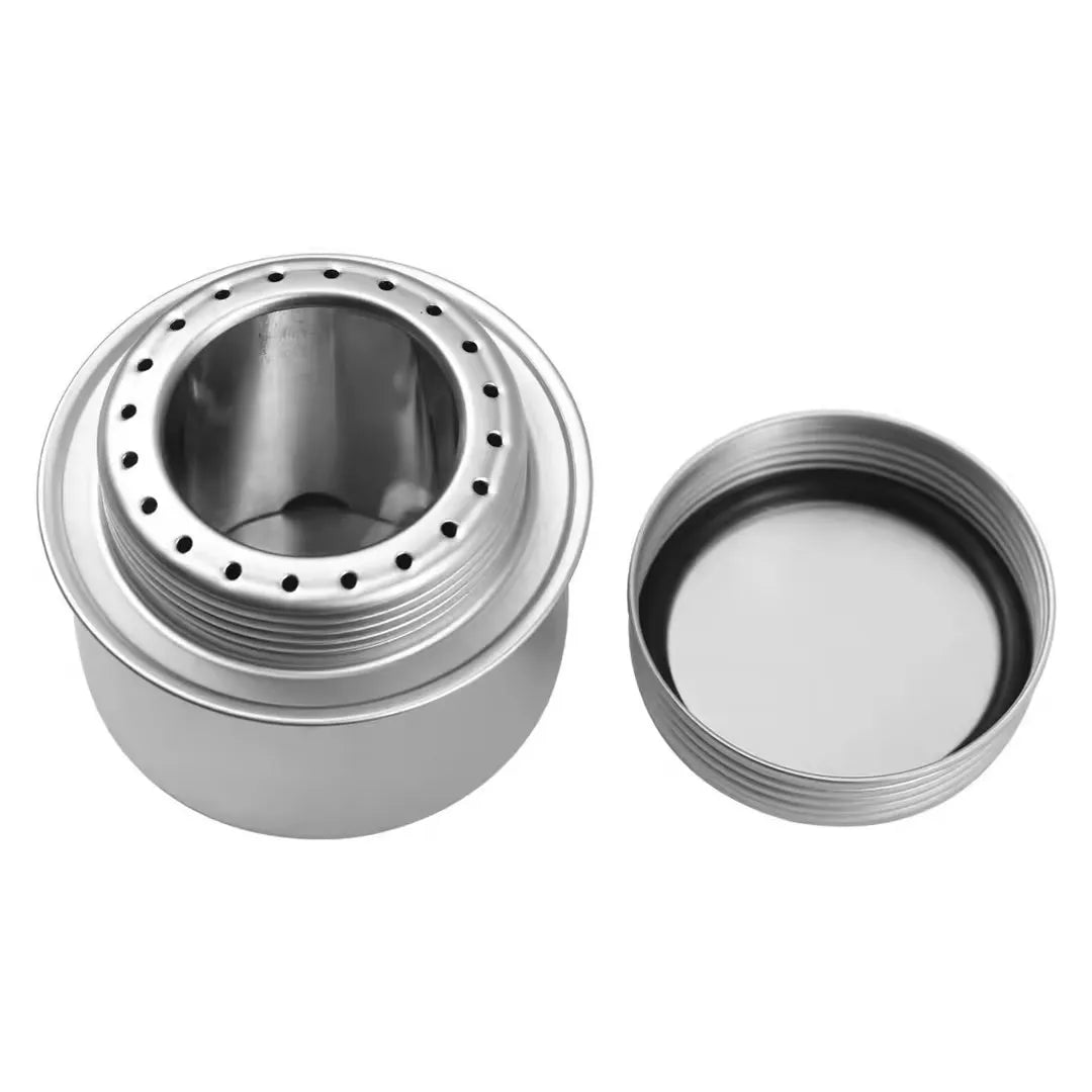 1set Camping Solid Fuel Alcohols Stove Portable Foldable Alcohol Burner Camping Equipment Hiking Picnic Cooking Supplies고체연료