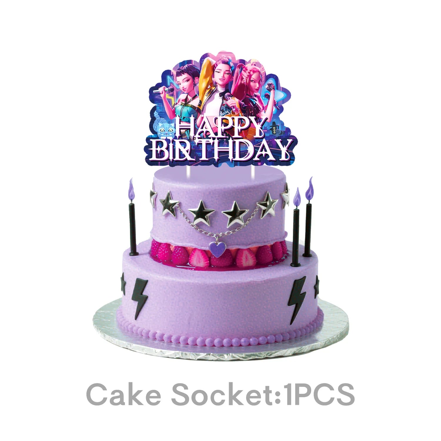 k pop demon hunters Theme Birthday Party Decorations Tableware  Balloon Cup Plate Banner Backdrop for Girls Baby Shower Supplies