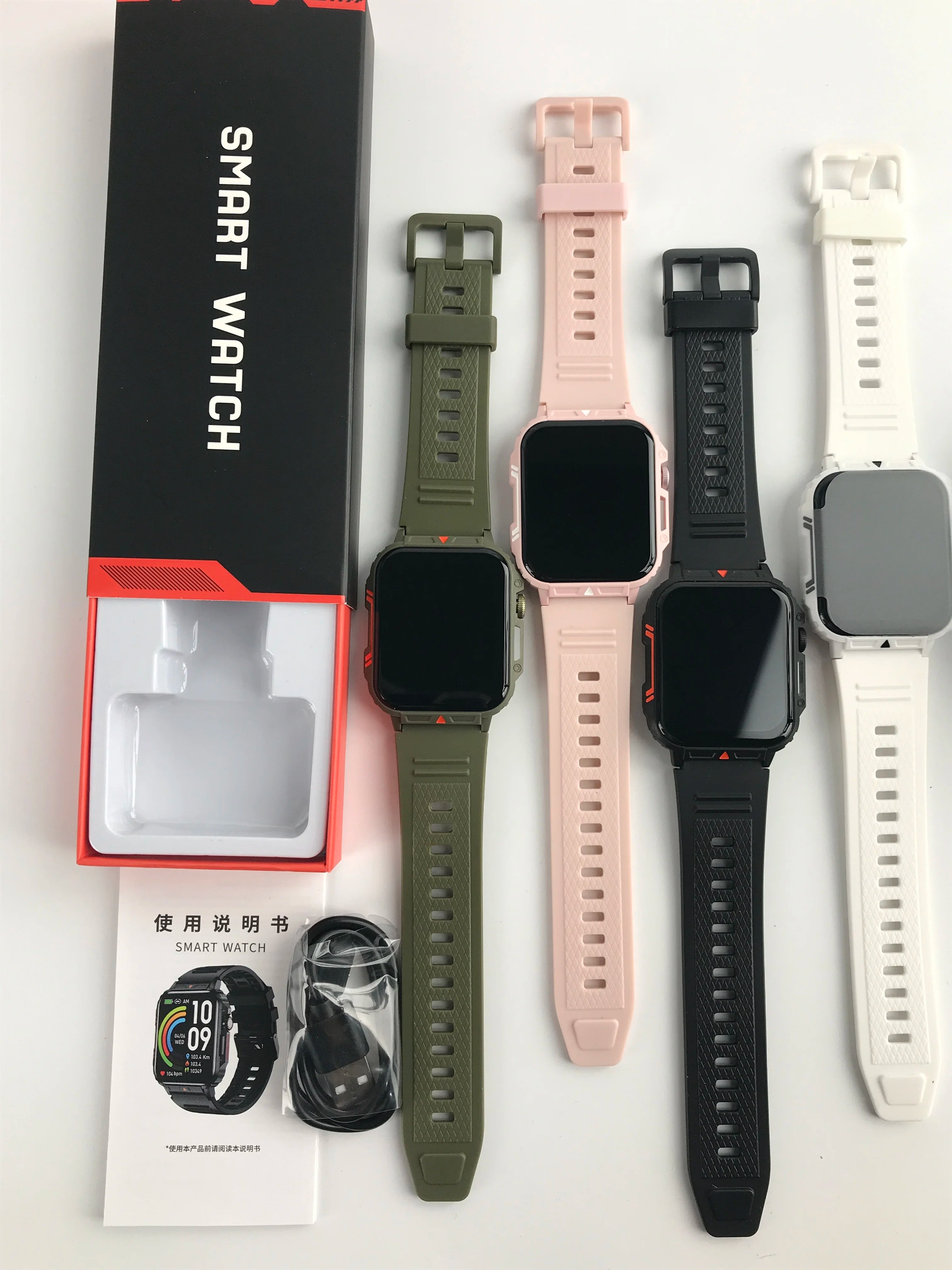Military Men Smart Watch Health Monitor Wireless Call Smartwatch Fitness IP68 Waterproof Sports Watches for Women Android 2025
