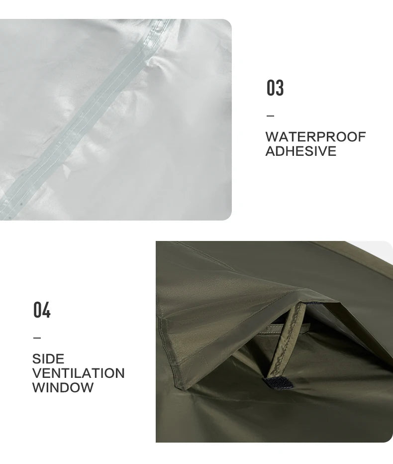 MOBI GARDEN Camping Backpacking Tent Waterproof Rainproof Hiking Silver Coated Sun Protection Easy Set Up