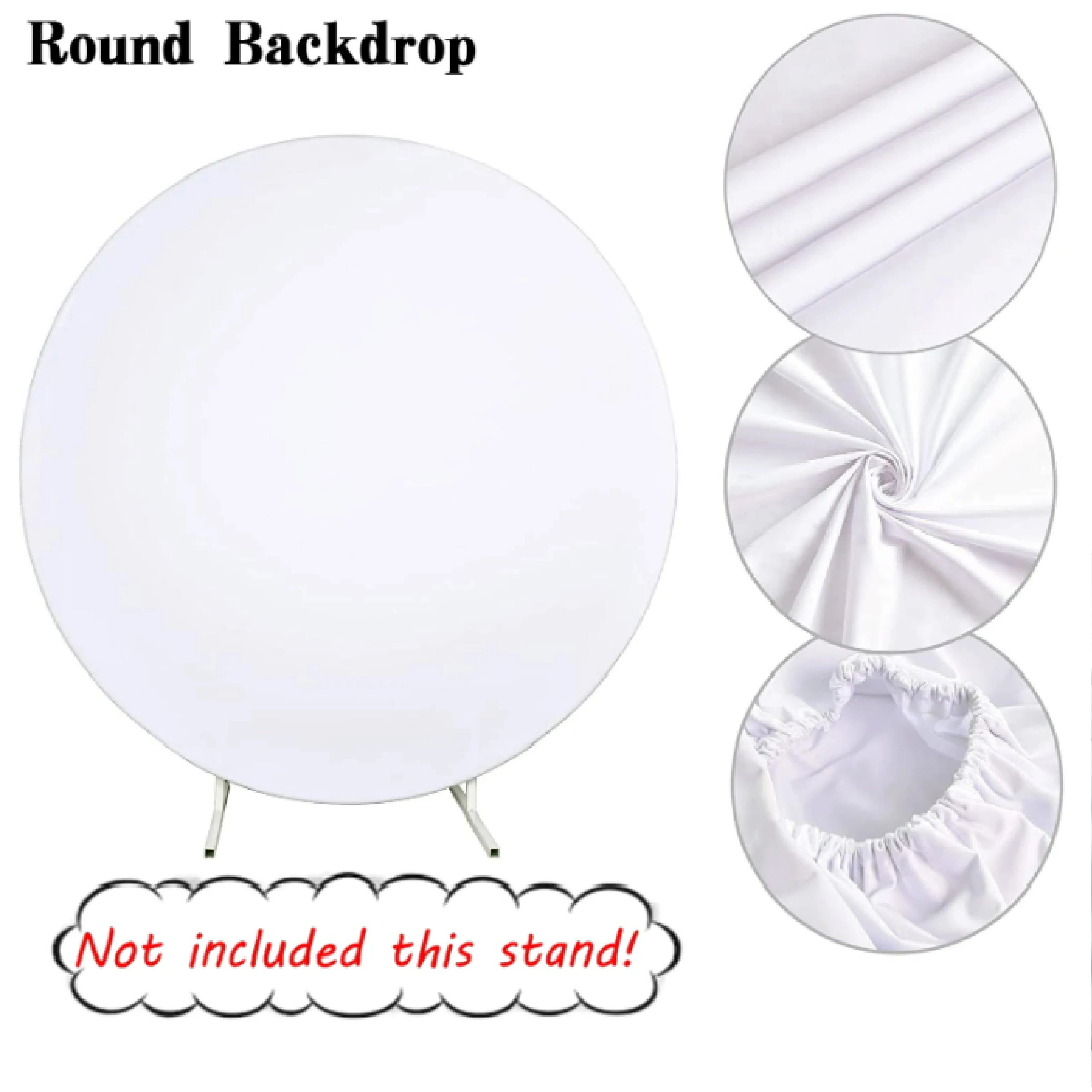 Kpop Demon Hunters Round Backdrop Cover Circle Fabric Cover Birthday Party Photo Booth Background Banner Kids Photo Props Supply