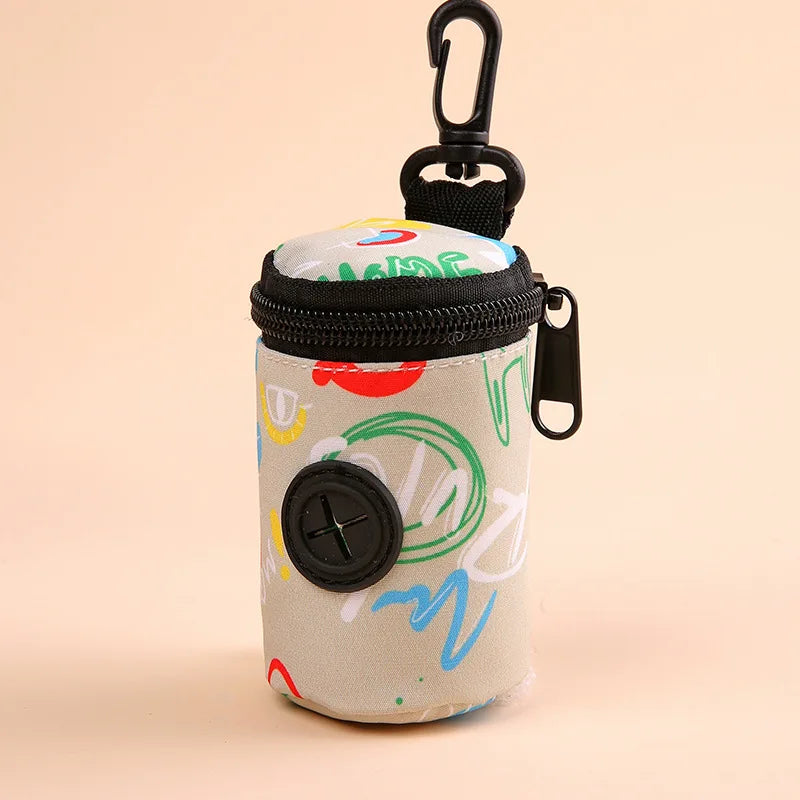 I YAN pet dog poop bags with holder, durable outdoor waste disposal bags for walks and hikes, easy to carry and use.